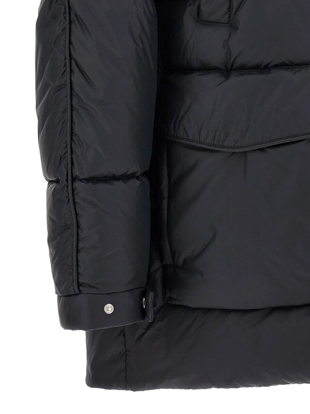 LAMINAR LAMINAR Black Polyamide Full-Length Jacket