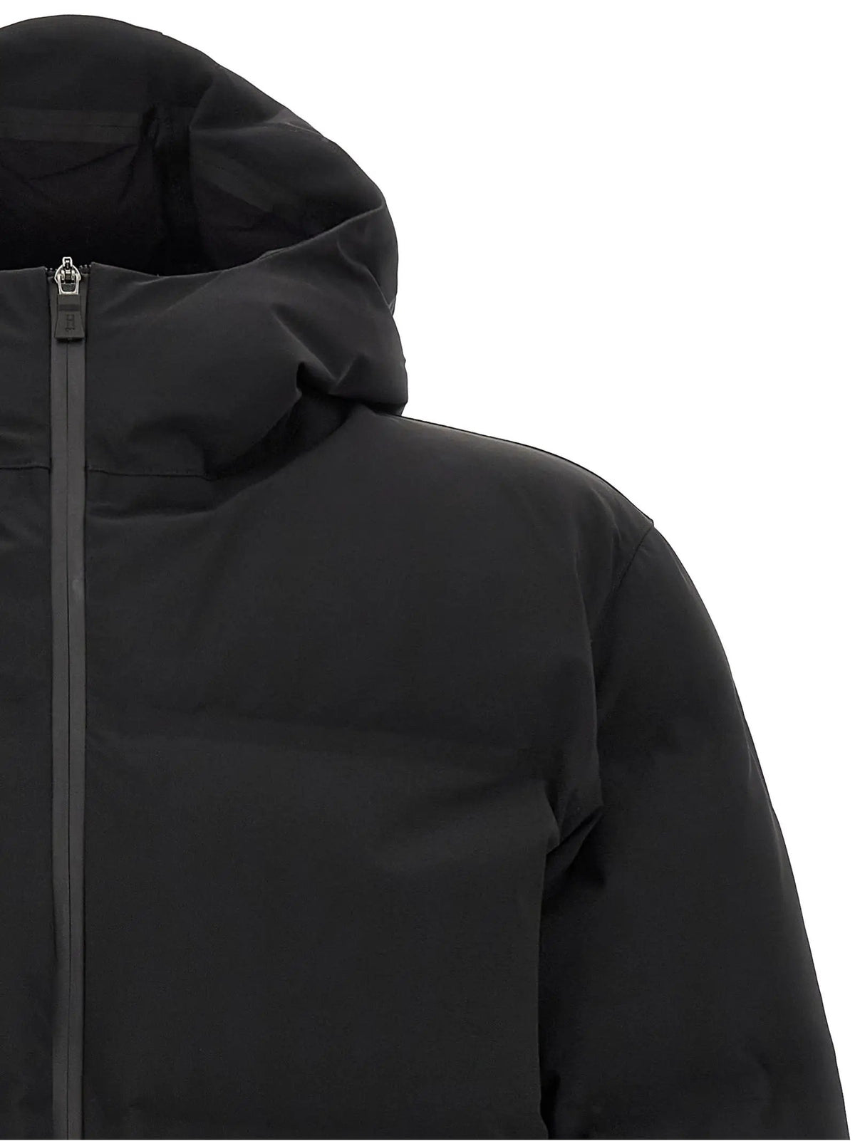 Herno Herno Black Polyamide Full-Length Jacket