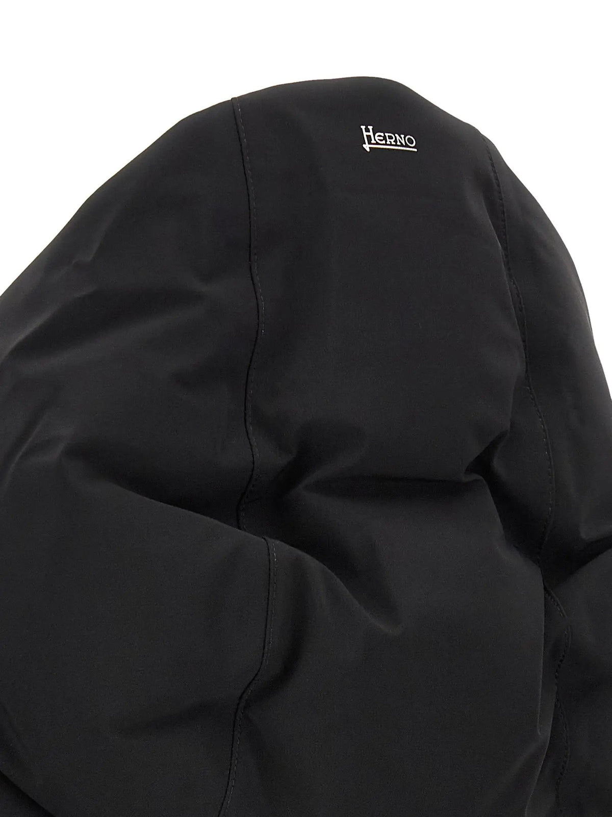 Herno Herno Black Polyamide Full-Length Jacket