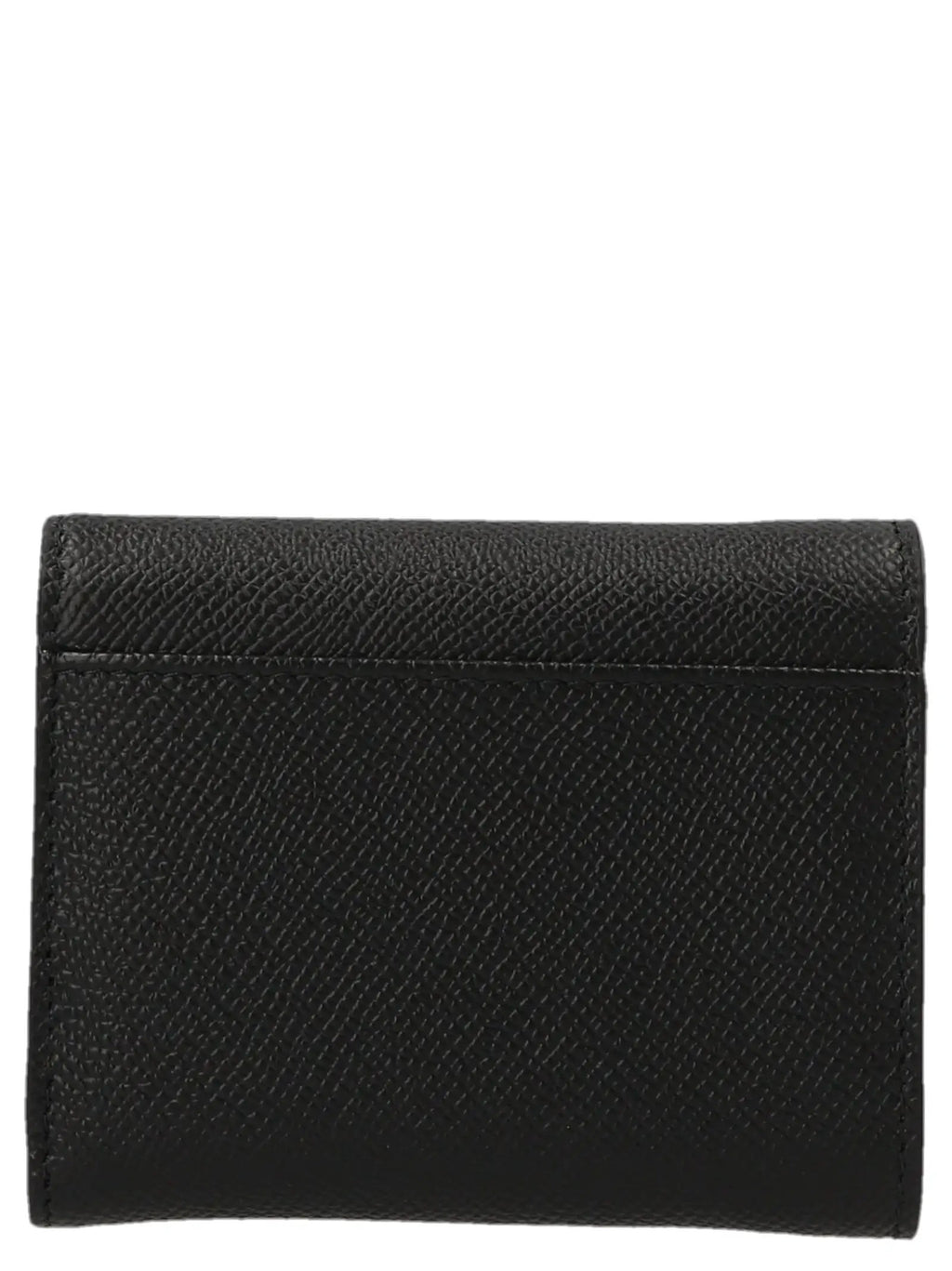 Porte-cartes en cuir de veau noir Maison Margiela