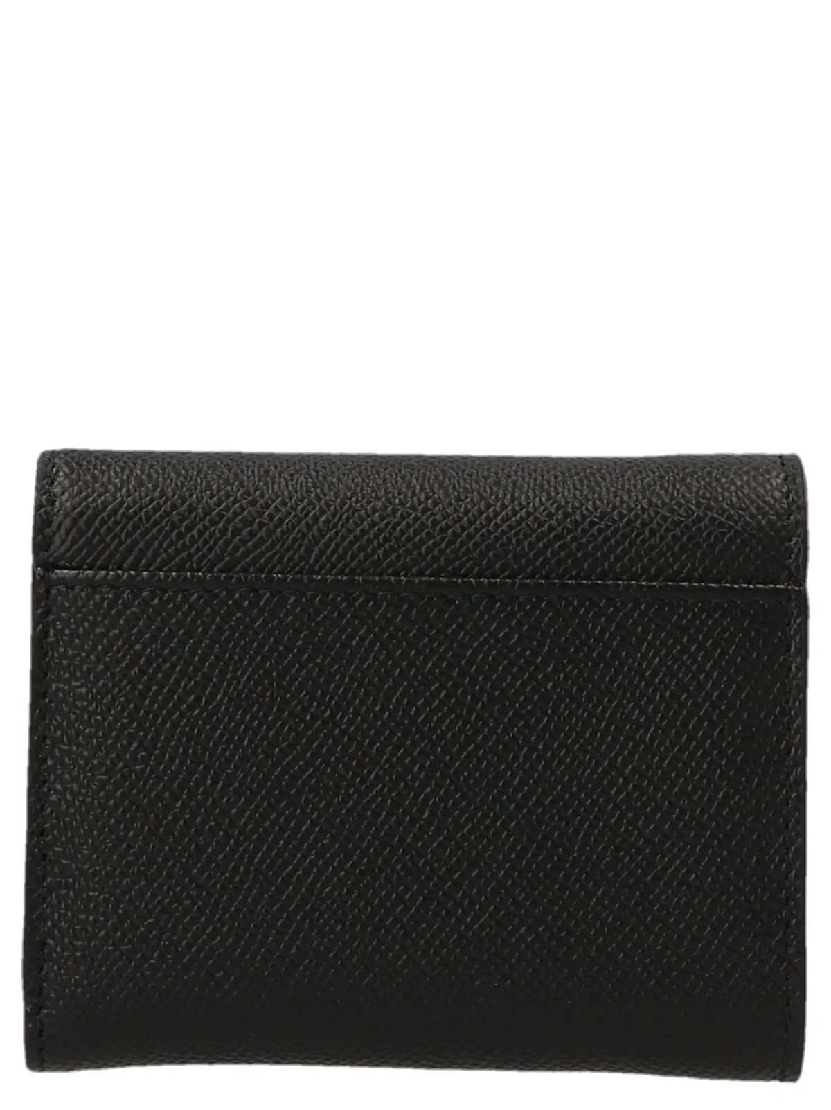 Porte-cartes en cuir de veau noir Maison Margiela