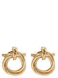 Ferragamo Gold Brass Earrings