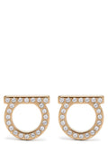 Ferragamo Gold Brass Earrings