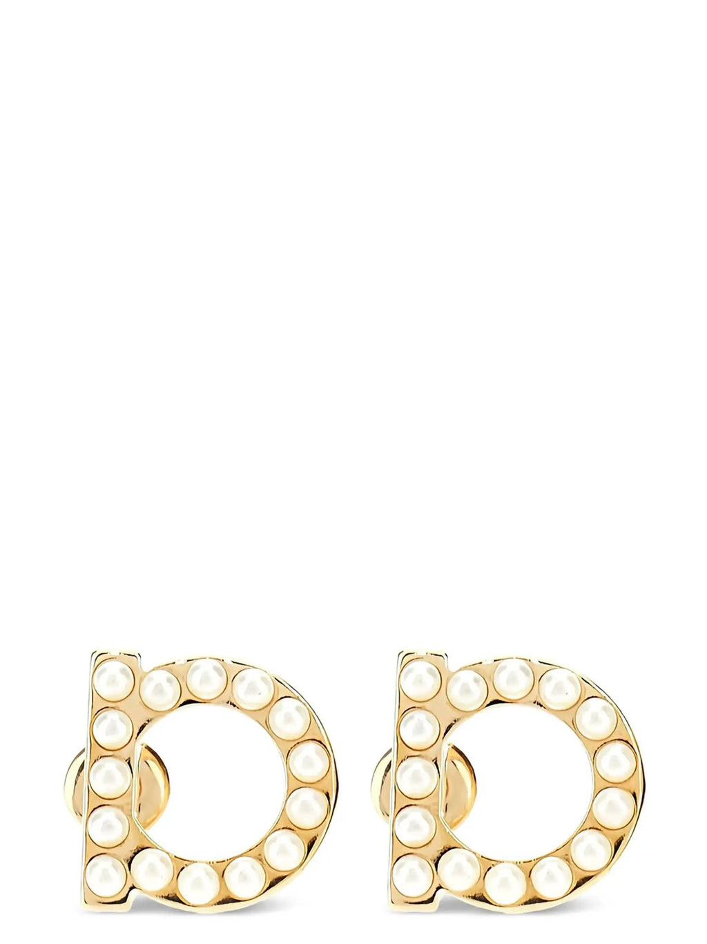 Ferragamo Ferragamo Gold Brass Earrings