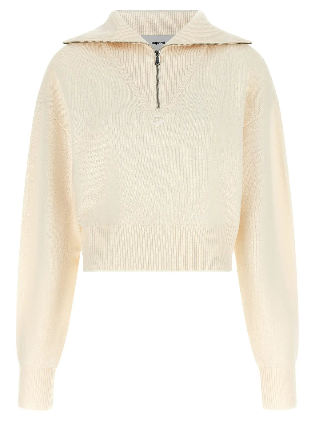 Coperni White Cashmere Cardigan