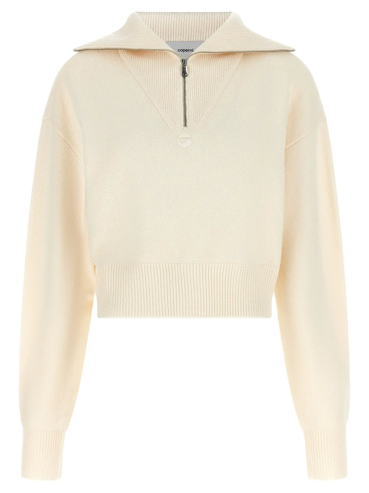 Coperni White Cashmere Cardigan