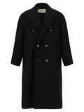 Ami Paris Black Wool Coat