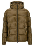 Veste longue bicolore en polyamide Herno