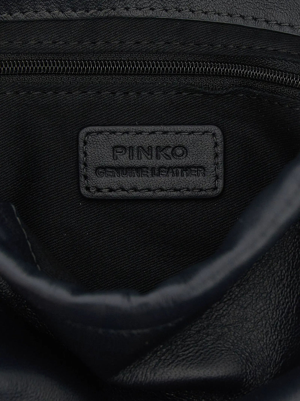 PINKO Blue Lambskin Shoulder Bag