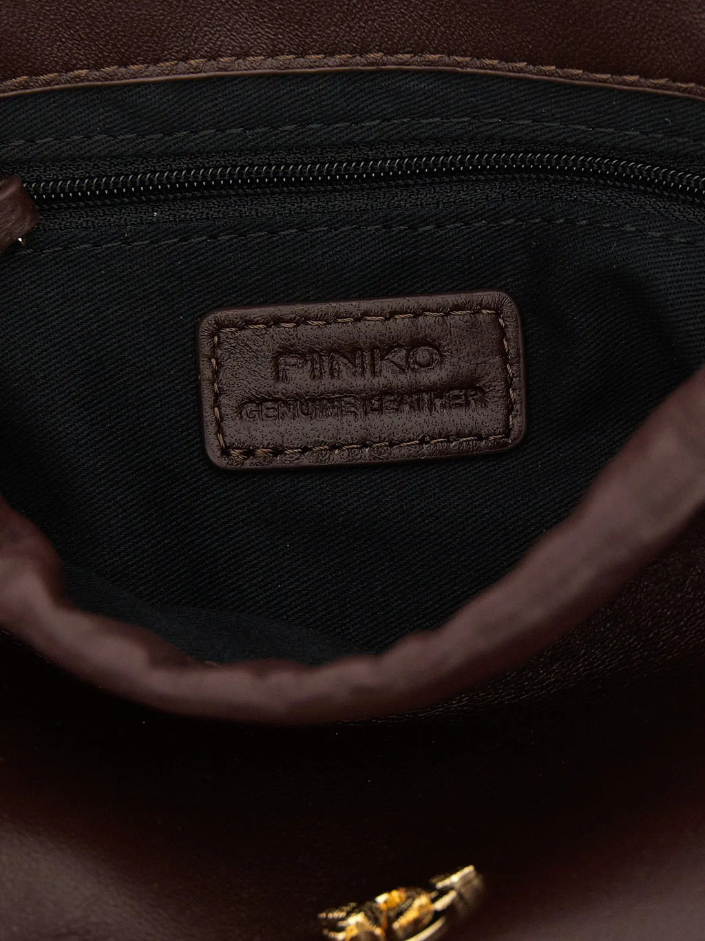 Sac à bandoulière PINKO en cuir d'agneau bordeaux