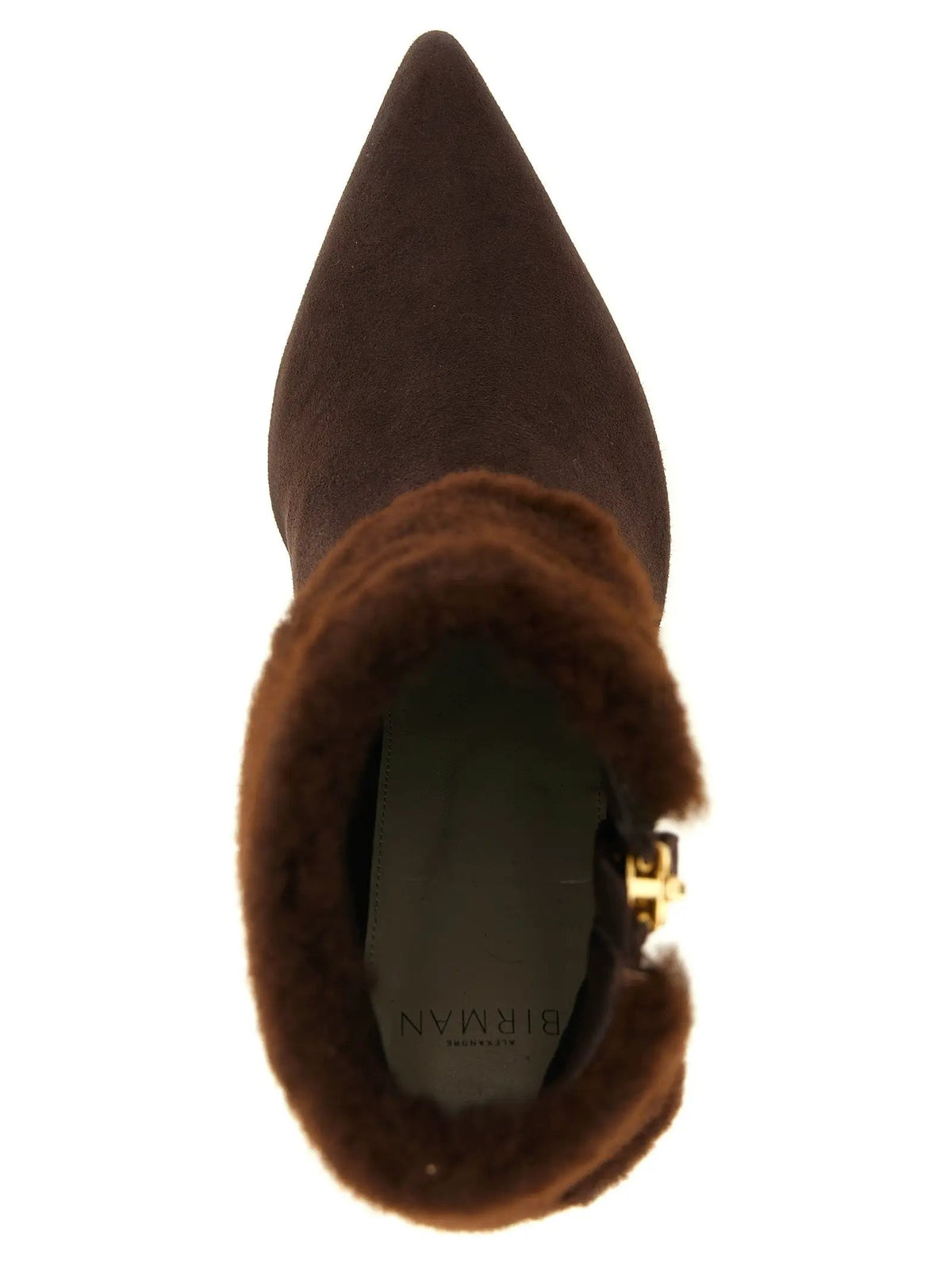 Alexandre Birman Brown Calfskin Ankle Boots