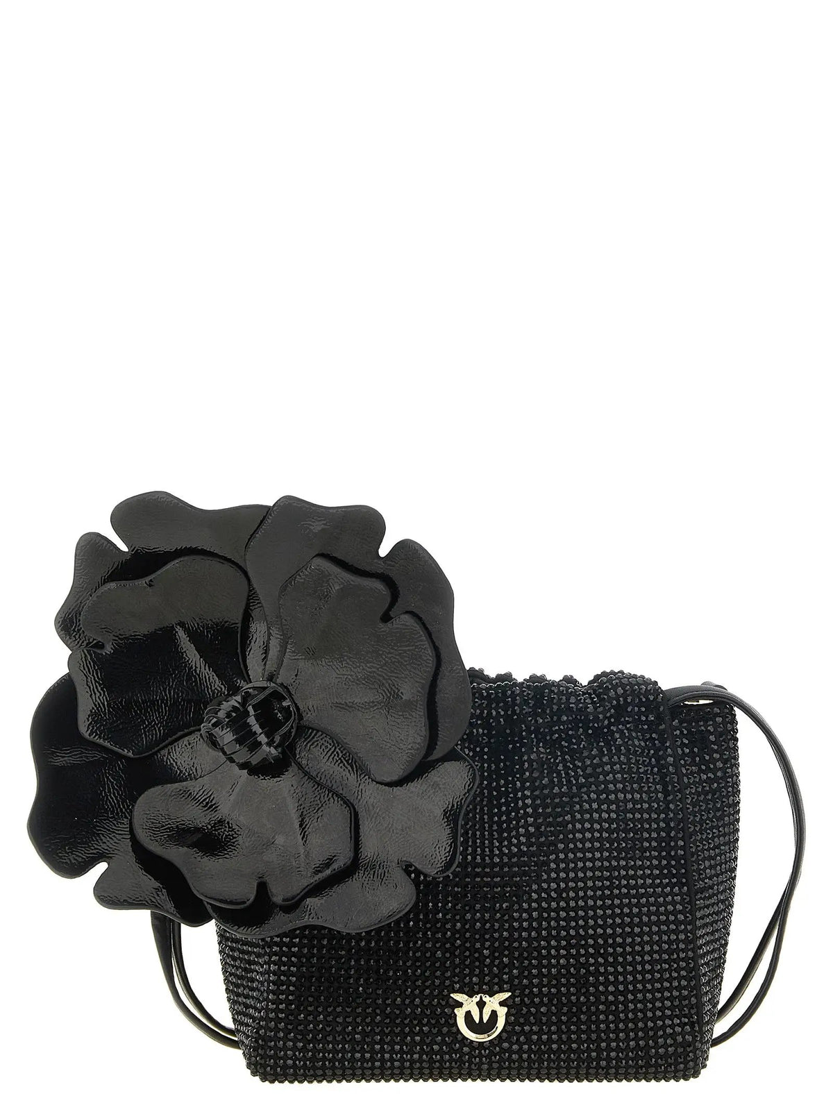 PINKO PINKO Black Polyethylene Clutch Bag