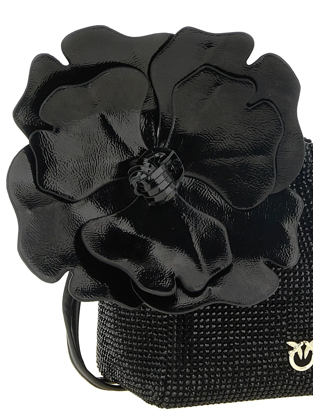 PINKO PINKO Black Polyethylene Clutch Bag
