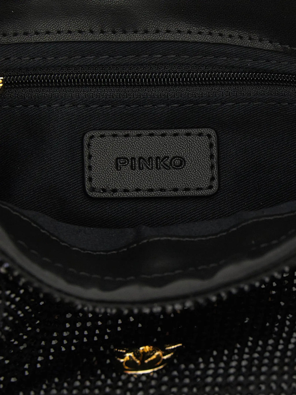 PINKO PINKO Black Polyethylene Clutch Bag