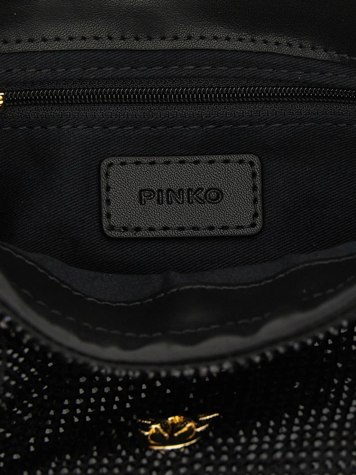 PINKO PINKO Black Polyethylene Clutch Bag