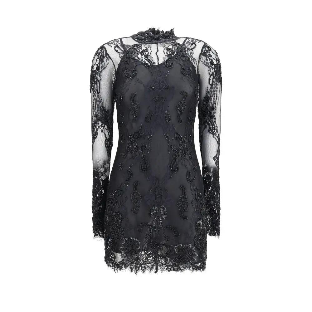 Blumarine Blumarine Black Polyamide Cocktail Dress
