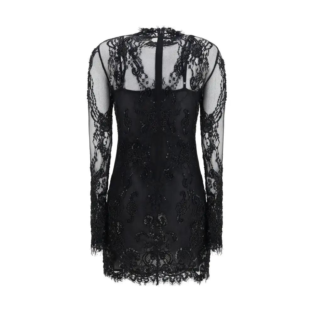 Blumarine Blumarine Black Polyamide Cocktail Dress