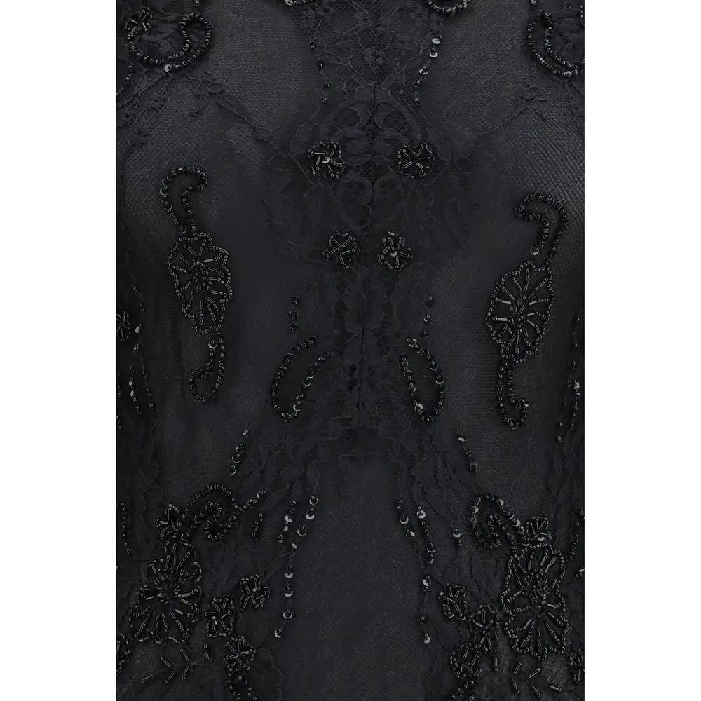 Blumarine Blumarine Black Polyamide Cocktail Dress