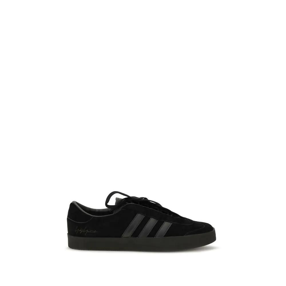 Y-3 Y-3 Black Calf Leather Bos Taurus Athletic Sneakers