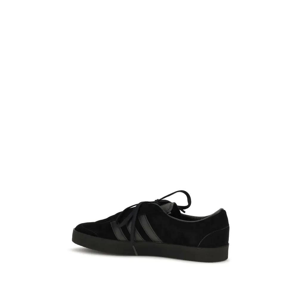 Y-3 Y-3 Black Calf Leather Bos Taurus Athletic Sneakers