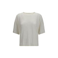 Brunello Cucinelli Brunello Cucinelli White Cashmere Sweatshirt
