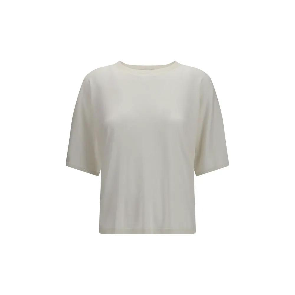 Brunello Cucinelli Brunello Cucinelli White Cashmere Sweatshirt