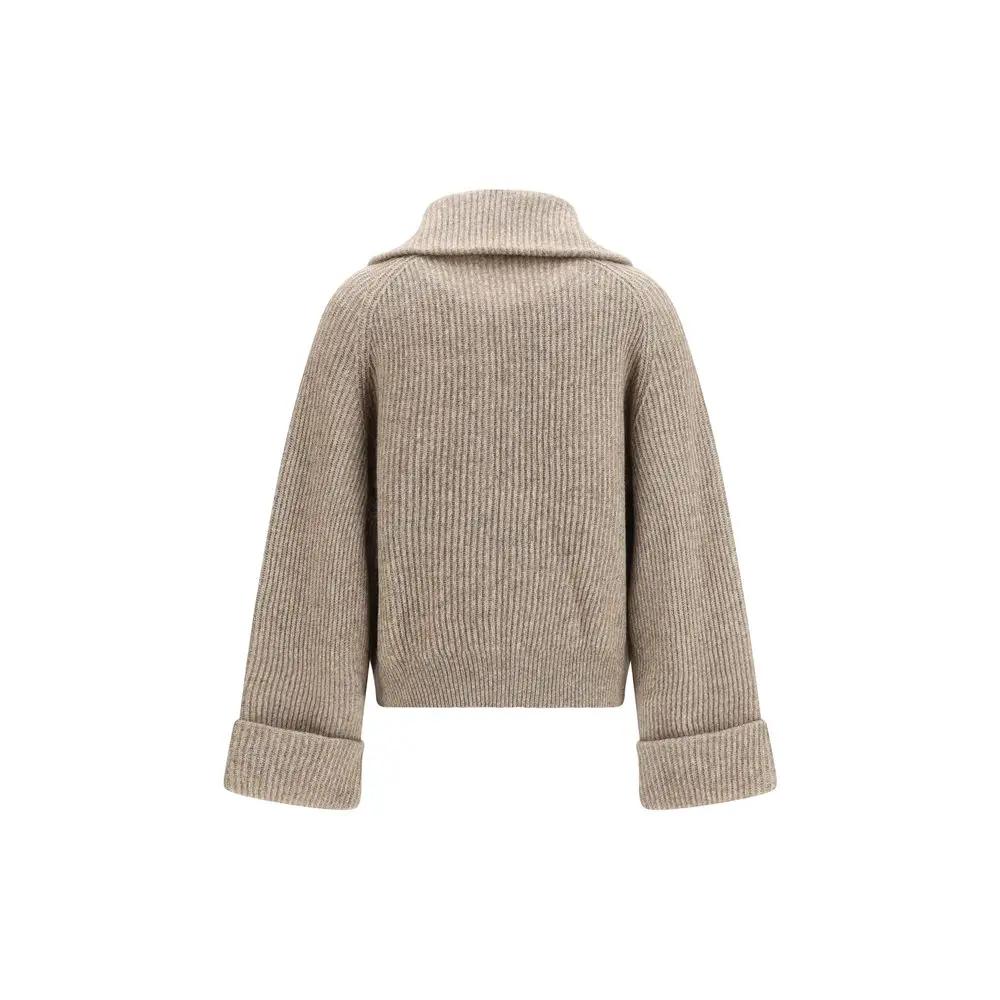 Brunello Cucinelli Brunello Cucinelli Beige Cashmere Sweater