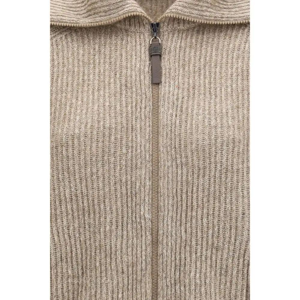 Brunello Cucinelli Brunello Cucinelli Beige Cashmere Sweater