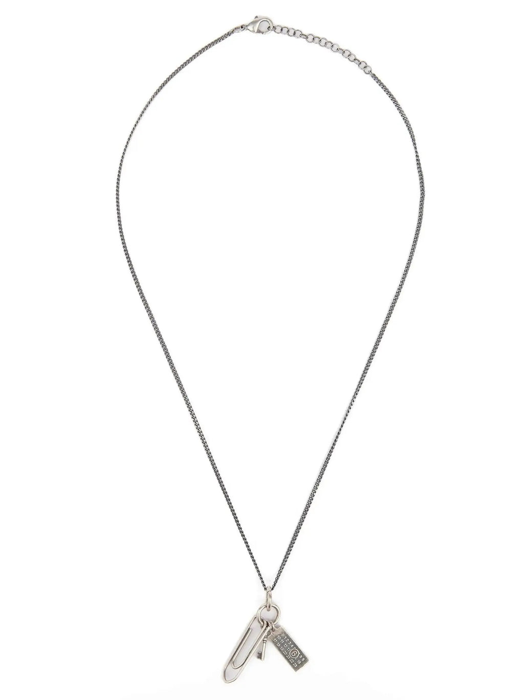 MM6 Maison Margiela Silver Brass Necklace