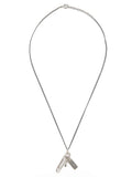 MM6 Maison Margiela Silver Brass Necklace
