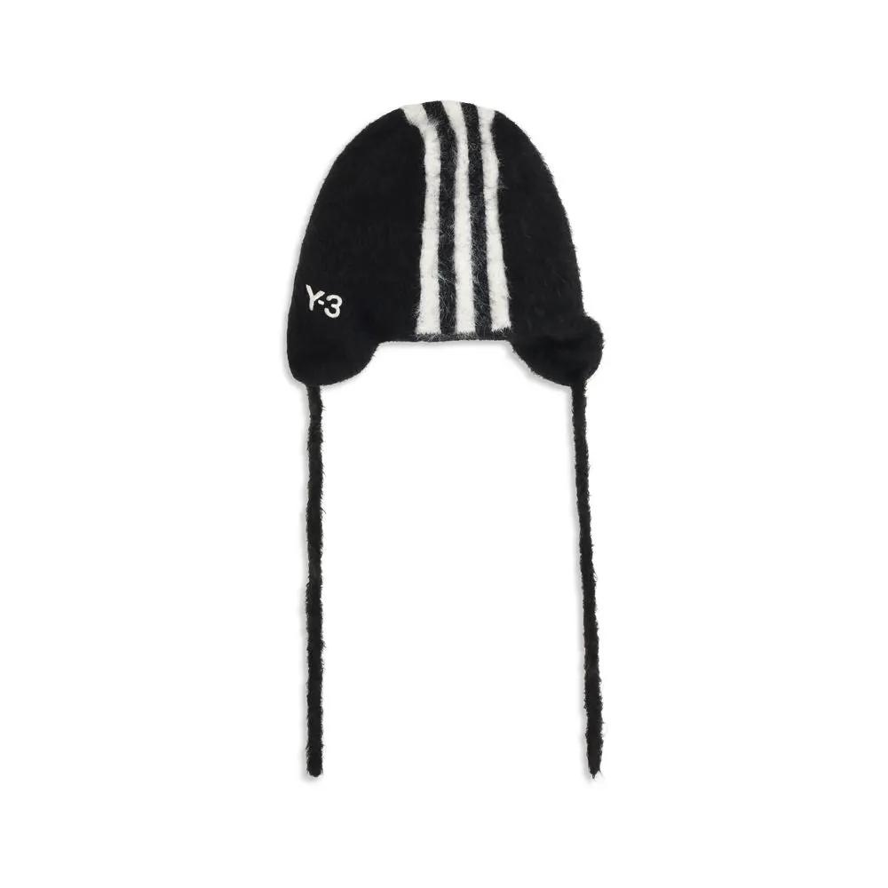 Y-3 Black Polyamide Beanie