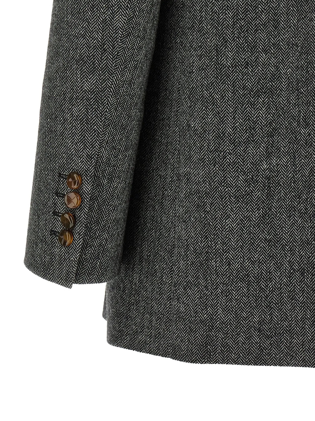Blazé Milano Gray Virgin Wool Blazer