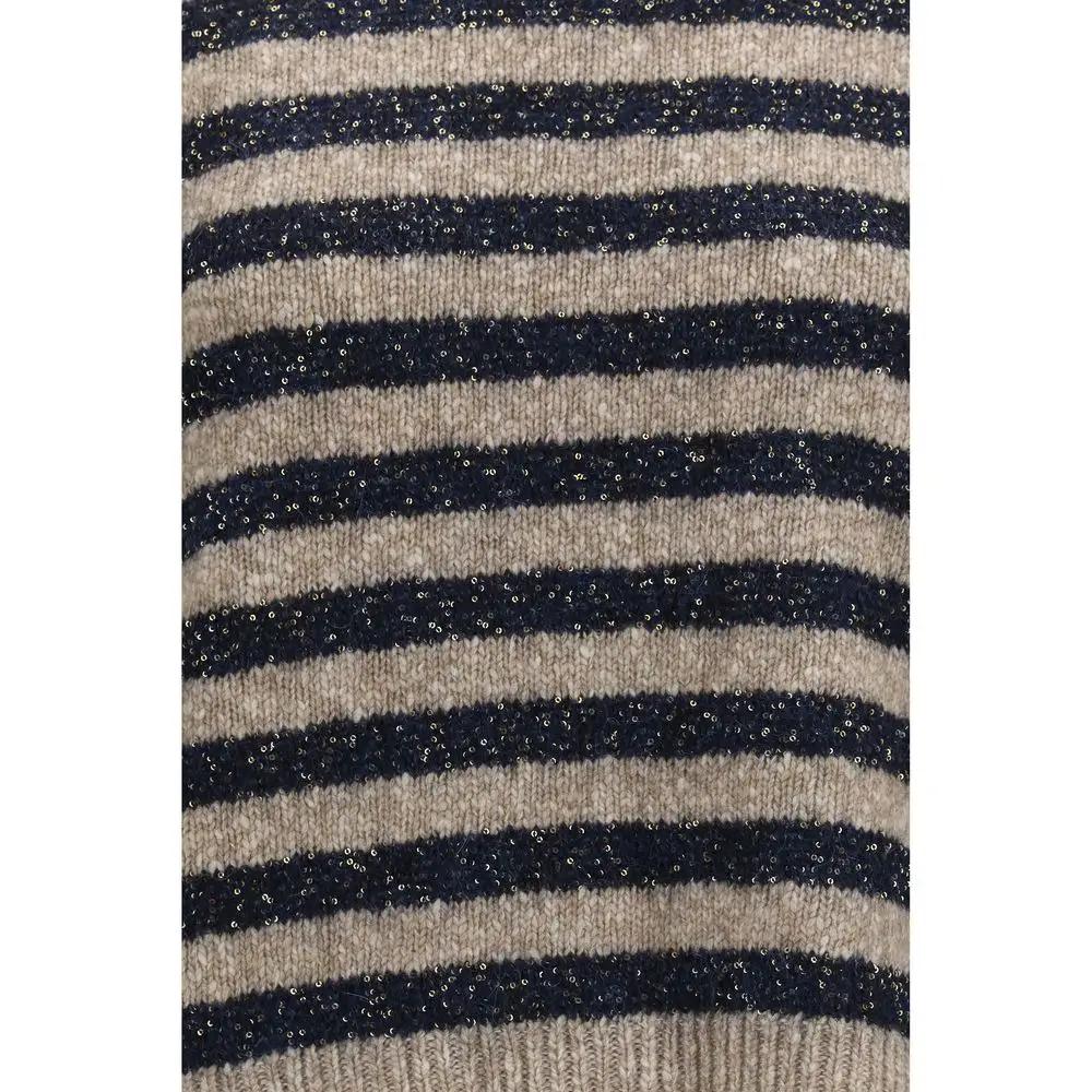 Brunello Cucinelli Beige Wool Oves Aries Sweatshirt