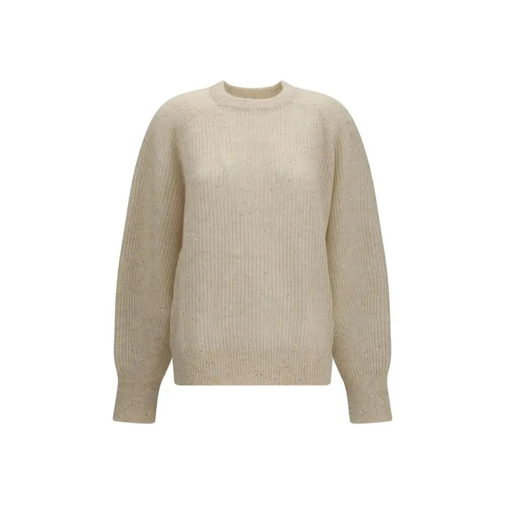 Brunello Cucinelli Beige Mohair Sweatshirt