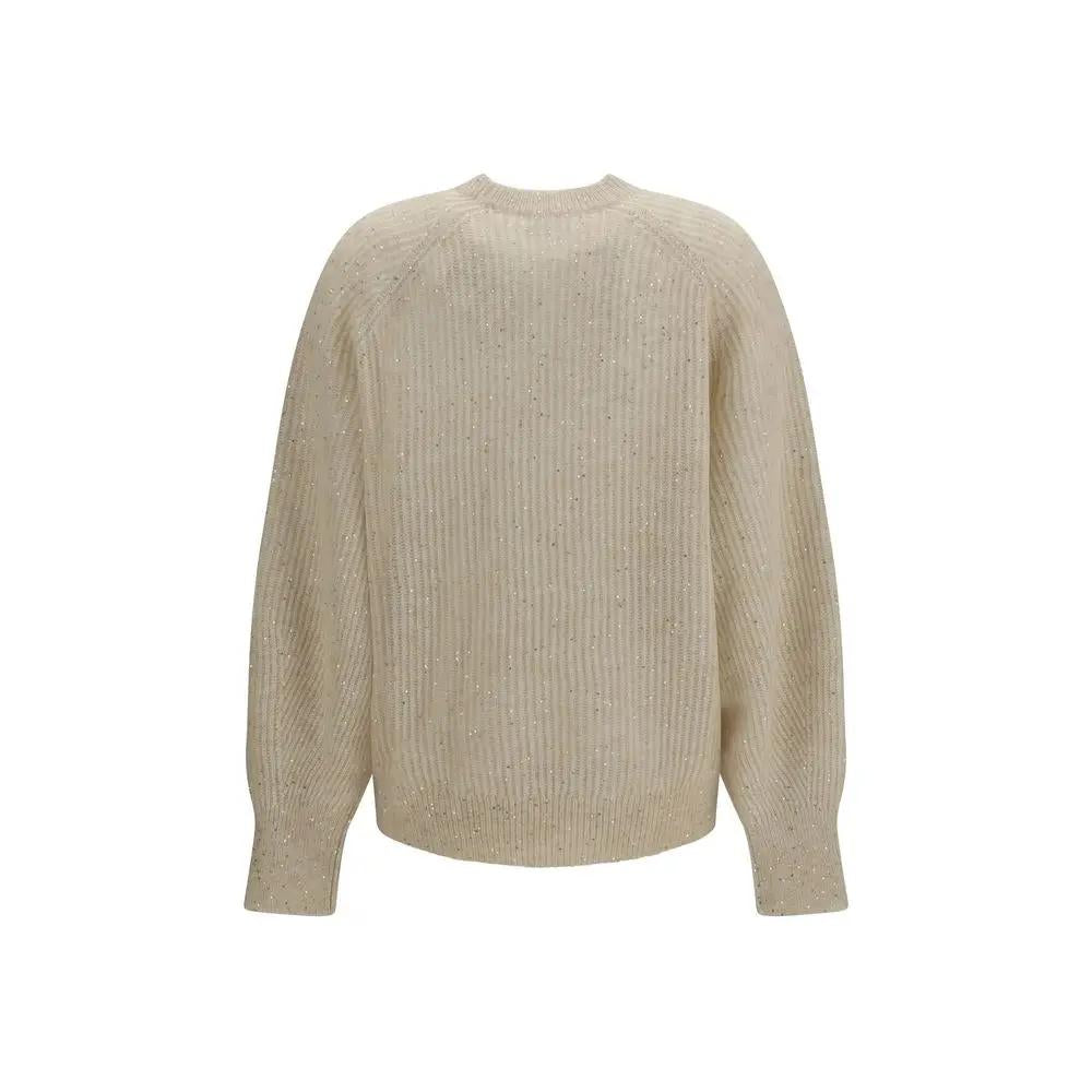 Brunello Cucinelli Beige Mohair Sweatshirt