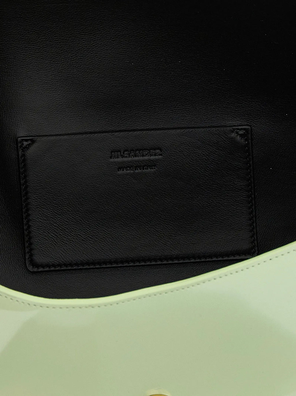 Jil Sander Bicolor Calfskin Shoulder Bag