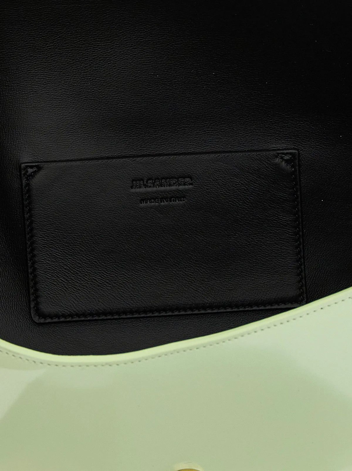 Jil Sander Bicolor Calfskin Shoulder Bag