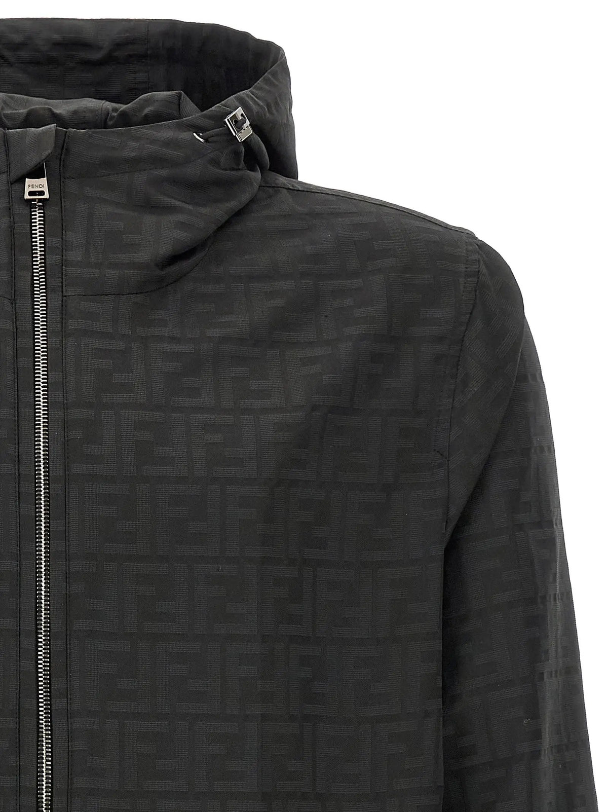 Fendi Black Polyester Shell Jacket