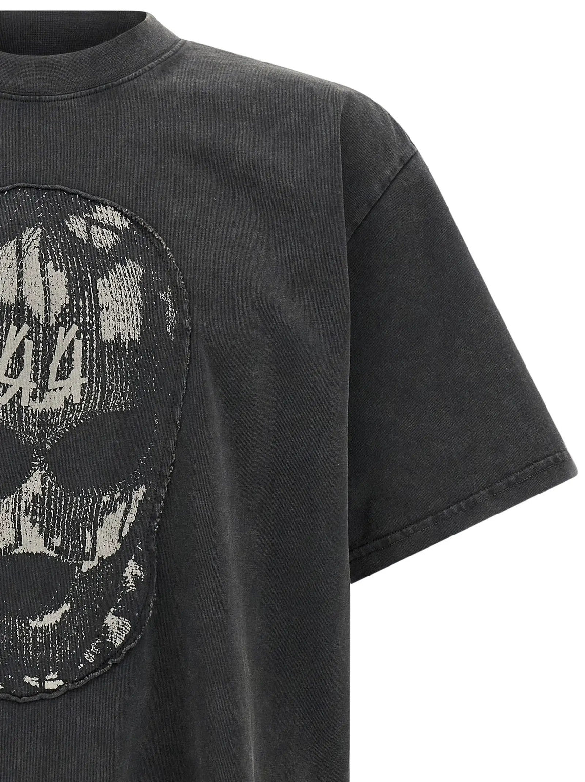 44 Label Group Black Cotton T-Shirt