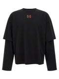 44 Label Group Black Cotton T-Shirt