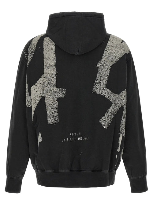 44 Label Group 44 Label Group Black Cotton Sweatshirt