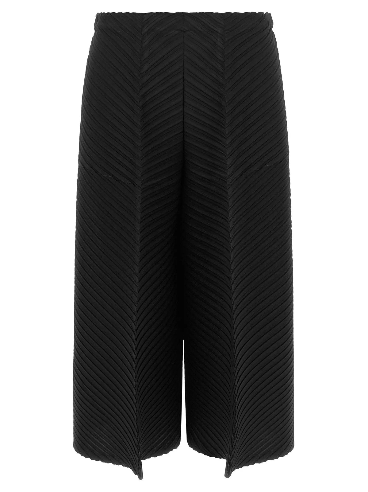 Issey Miyake Black Polyester Casual Pants