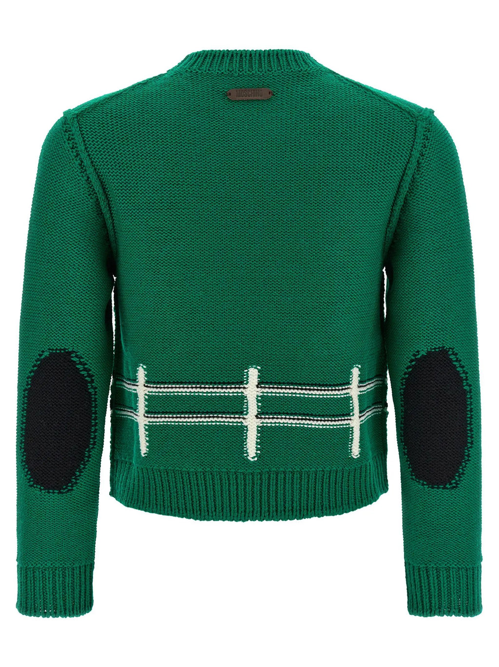 Moschino Bicolor Virgin Wool Cardigan