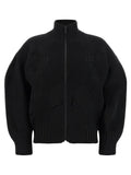 Issey Miyake Black Polyester Full-Length Jacket