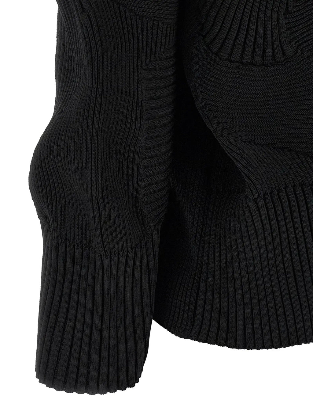Issey Miyake Black Polyester Full-Length Jacket