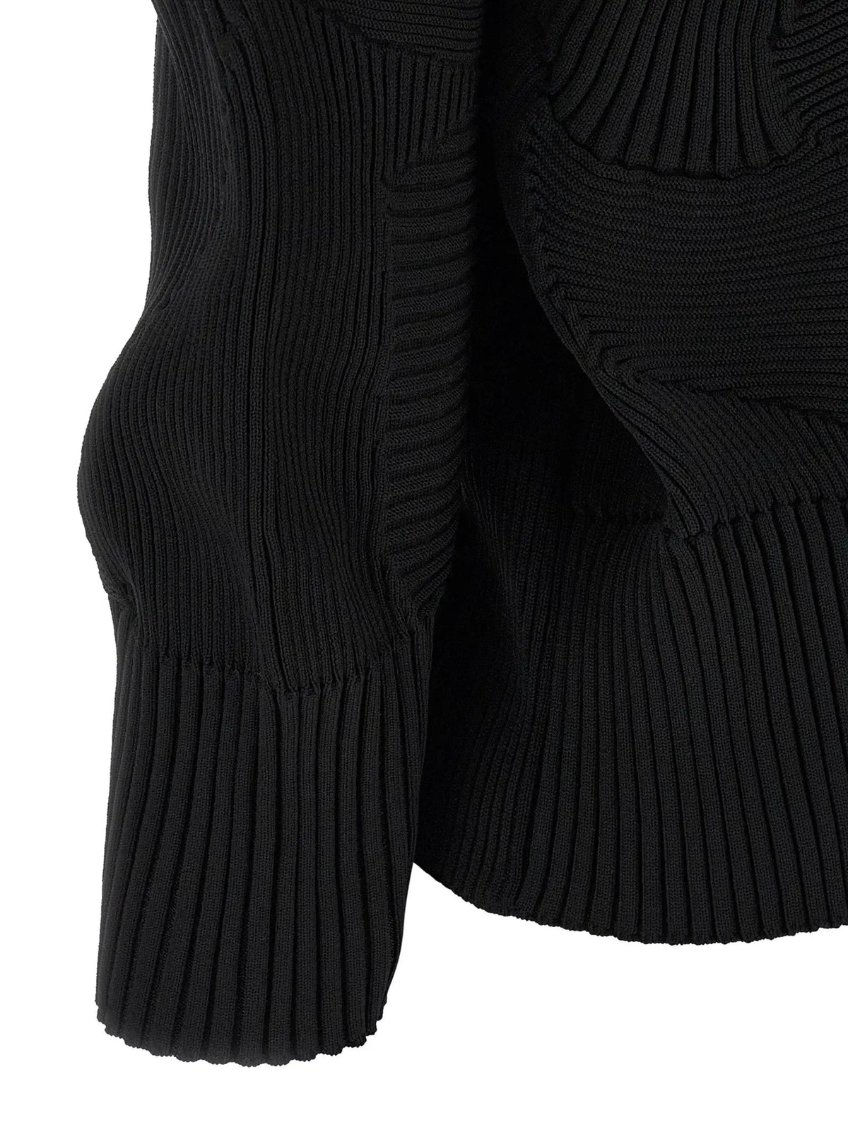 Issey Miyake Black Polyester Full-Length Jacket