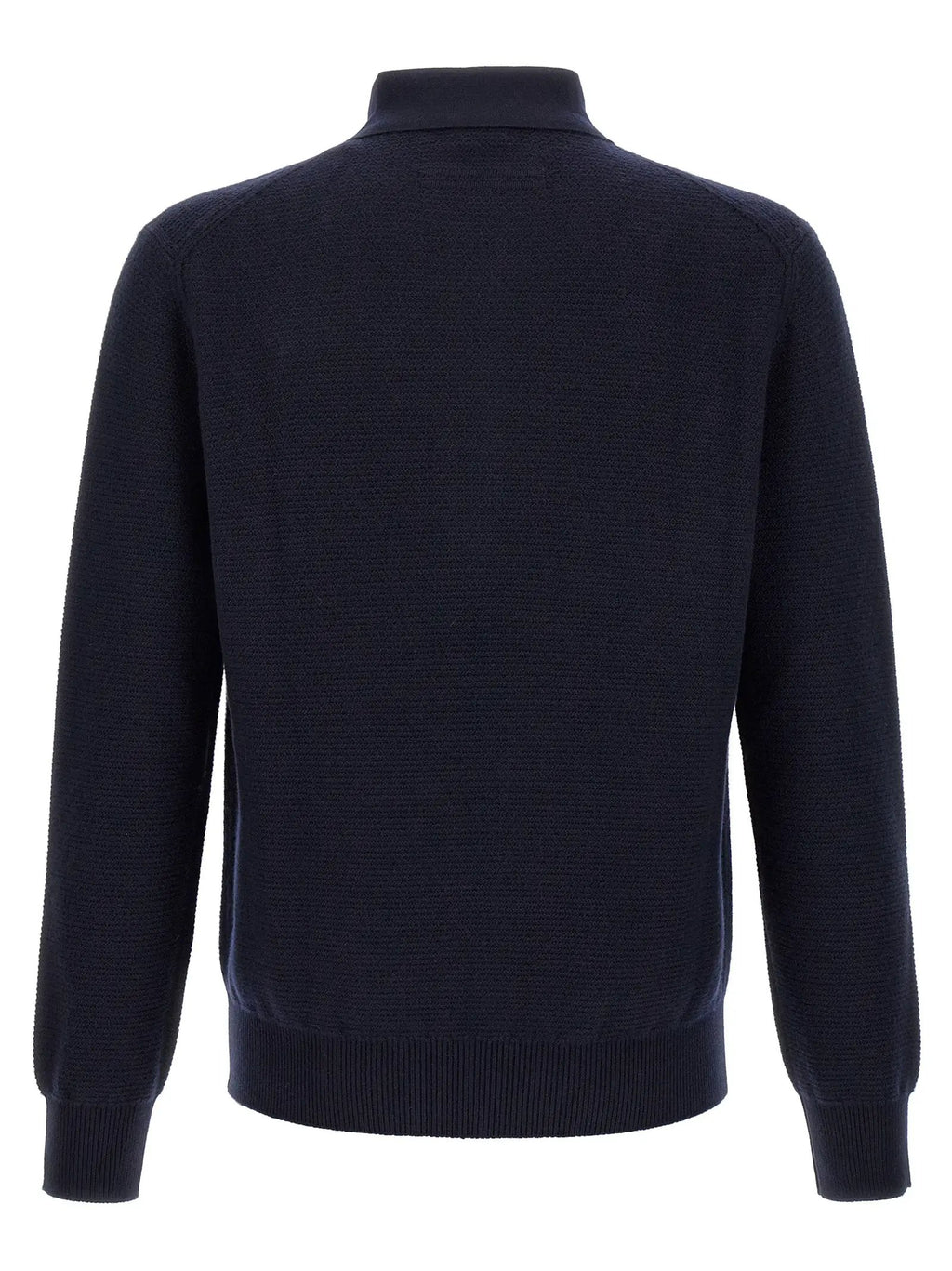 ZEGNA Blue Cashmere Polo Shirt