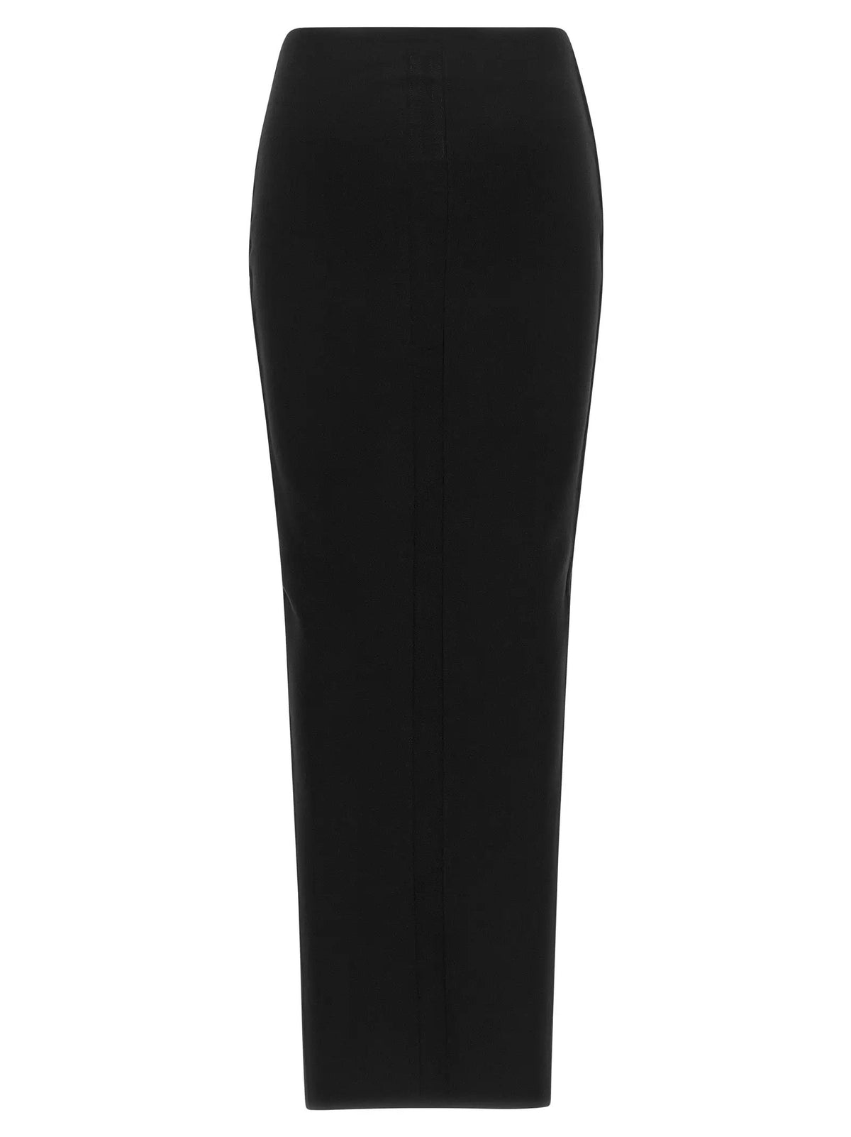 Rick Owens Black Viscose Mini Skirt