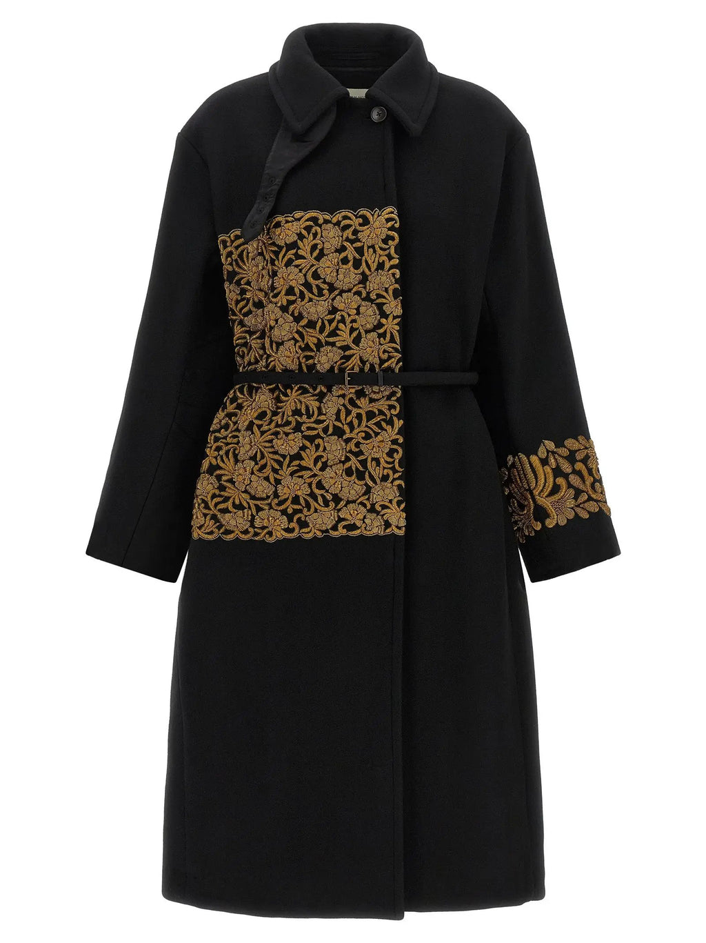 Dries Van Noten Dries Van Noten Black Wool Coat