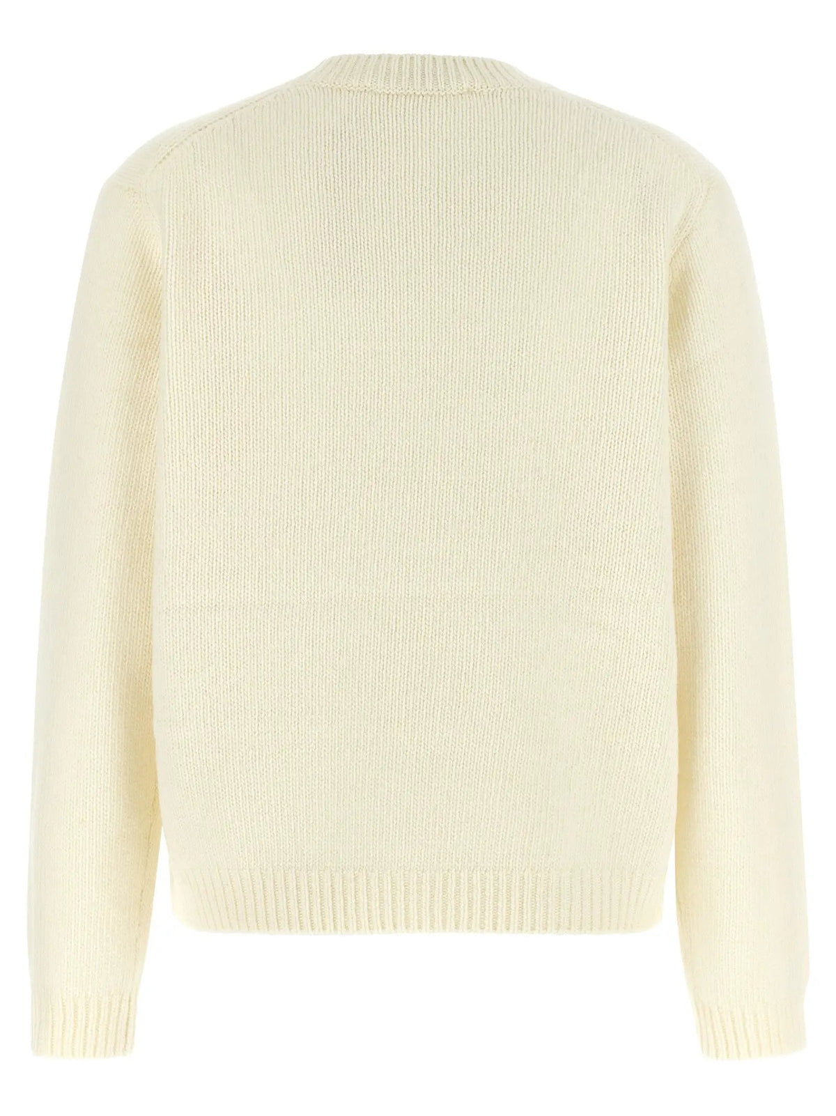 Maison Kitsuné Maison Kitsuné White Wool Cardigan
